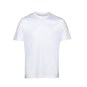 Nouveau T-shirt tendance et cool pour homme, blanc uni, à manches courtes, en coton, col rond, personnalisable, exporté du Pakistan, vente en gros - Product Image 2