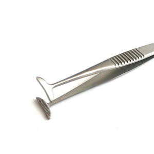 Pinzas de Fijación Ocular de 4 Pulgadas, Instrumento Quirúrgico Oftalmológico y de ORL de Acero Inoxidable de Primera Calidad, Pinzas Médicas para Cirugía Ocular - Product Image 5