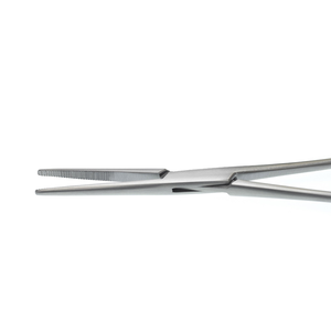 คีมหนีบหลอดเลือดแบบตรง Kelly Hemostatic Forceps ขนาด 14 ซม. ทำจากสแตนเลสสตีล สำหรับหนีบหลอดเลือดแดงในงานผ่าตัด ปากคีมแบบหยักละเอียด - Product Image 1
