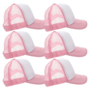 10 Gorras de Béisbol Negras de Malla, Gorras Trucker Ajustables para Personalizar con Transferencia Térmica, Gorras de Poliéster para Impresión DIY - Product Image 3