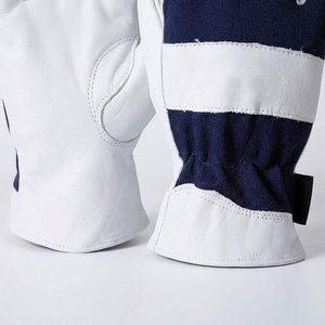 Guantes de Trabajo de Cuero Vacuno de Alta Calidad y Durabilidad con Puño de Seguridad, 11 oz de Grosor, Protección Industrial para Manos de Uso Pesado - Product Image 6