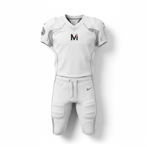 ชุดยูนิฟอร์มอเมริกันฟุตบอลแบบใหม่ ดีไซน์สั่งทำพิเศษ ชุดเสื้อทีมแบบซับลิเมชั่น วัสดุยืดหยุ่น ทนทาน เหมาะสำหรับการแข่งขัน - Product Image 1