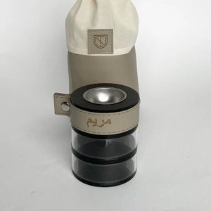 Brûleur d'encens portable moderne en résine avec parfum de bois de santal et pot de rangement pour la méditation à domicile, idéal comme cadeau - Product Image 1