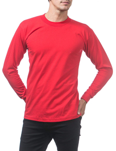 Camisetas de Manga Larga de la Mejor Calidad para Hombre, 100% Algodón, Transpirables, de Color Sólido, con Logotipo Personalizado, de Secado Rápido, Estilo Casual Urbano - Product Image 4