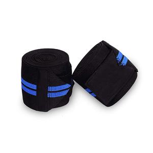 Genouillères à rayures personnalisées OEM de 78 pouces de long pour l'haltérophilie, vente en gros de genouillères de dynamophilie pour squat, gym, équipement de fitness - Product Image 3