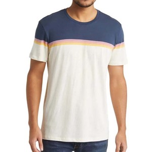 T-shirt de sport personnalisé à col rond avec logo frontal, 100 % coton, manches courtes, coupe ajustée, séchage rapide, pour homme - Product Image 1