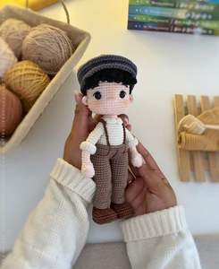 かわいいあみぐるみかぎ針編みぬいぐるみ糸人形 ギフトショップ ベビーシャワー 誕生日プレゼント用 - Product Image 5