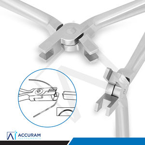 Alicate de Torquimetría Ortodóntica Accuram con Llave, Herramienta Manual Quirúrgica de Acero Inoxidable para Doblar Alambres Dentales, Ergonómico, CE - Product Image 6
