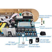 2.1 Kanallı Yüksek Güçlü D Sınıfı Ev Amplifikatör Kartı D900 Süper Subwoofer, 5.0 Alüminyum Alaşımlı 12V Voltaj Çıkışlı