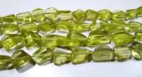 10 perles lâches en quartz citron naturel, coupées au laser, polies, facettées