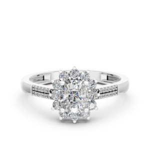 Bague en argent 925 avec diamant de laboratoire pour femme, certifiée IGI, fabricant de bijoux fins éthiques RJC ODM OEM, vente en gros R101799 - Product Image 2
