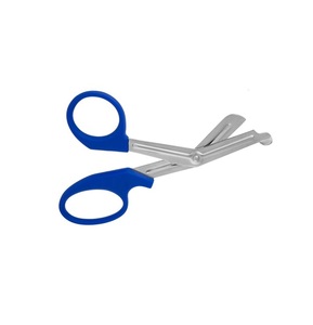 Ciseaux utilitaires bleus OEM 19 cm en acier inoxydable, ensemble d'instruments manuels, manche en plastique, certifiés CE ISO13485 Classe I Général - Product Image 6