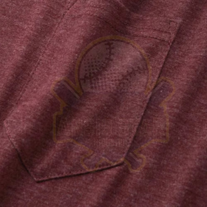 Quick Dry Custom Printing Men's <b>Maroon</b> Sleeveless Tank <b>Top</b> O Neck Knitted Cotton Print Back Casual Wear - Product Image 5