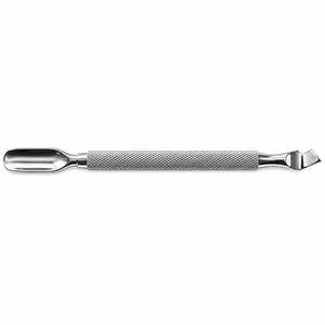 Pousse-cuticules double tête en acier inoxydable Morje, outil professionnel pour manucure, kit de soin des ongles réutilisable - Product Image 2