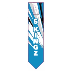Équipement de sport 5Kingz : Écussons de rugby bleus et blancs, durables, légers, écologiques, pour matchs d'équipe, faible MOQ, prix abordable - Product Image 4