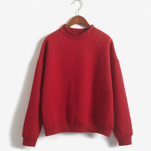 Pink Men's Regular Sleeve Solid Color Knit <b>Pullover</b> <b>Sweater</b> Autumn Wear - Product Image 5