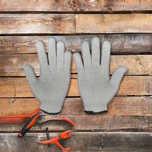 TM Gants d'hiver chauds en coton blanc texturé de haute qualité 40g 12 paires Lavable en machine Durable Résistant au froid Vietnam - Product Image 4