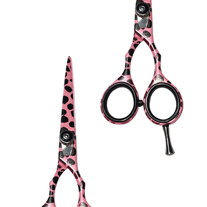 Juego de Tijeras de Peluquería de Acero Inoxidable Premium de 5.5 Pulgadas, Tijeras con Diseño Personalizado, Logotipo Personalizado OEM, MOQ Bajo, Tijeras de Barbero Reutilizables - Product Image 5