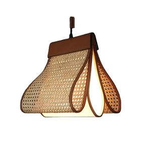 Lámpara de Ratán Tejida a Mano Natural de Alta Calidad para Decoración de Habitaciones, Lámpara Colgante de Bambú para Salas de Estar - Product Image 1