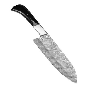 Juego de Cuchillos de Cocina Hechos a Mano por A&M Enterprises con Mango de Micarta Negra y Bolster Pulido, Cuchillos de Supervivencia, Utilitarios y de Caza - Product Image 6