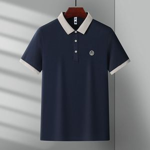 Polo para Hombre con Cuello Multicolor, Polo de Manga Corta Holgado para Hombre, Polo de Moda 2025 - Product Image 2