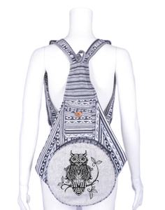 Sac à dos oriental, imprimé hibou, Aztec, style bohème, Hobo, polyvalent, vintage, HGBB 270 - Product Image 1