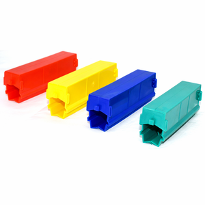 Cubierta de junta CMK PE para sistema de barra colectora DSL 4,5 m tipo de junta atornillada cubierta aislada de 440V para riel de alimentación de grúa EOT - Product Image 1