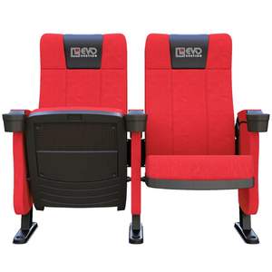 Silla de Cine Tapizada de Fábrica, Asiento de Cine para Proyectos de Construcción de Cines y Lugares de Entretenimiento - Product Image 1