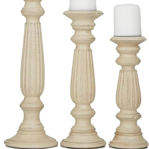 Élégant porte-bougie en bois pour centre de table, porte-bougie en bois pour la prière et la méditation, pour la décoration de la maison à bas prix - Product Image 4