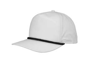 High Quality Structured Rope <b>Cap</b> Custom Logo Golf <b>Baseball</b> Hat 5 Panel Retro 100% Cotton Adjustable Unisex All Season Bulk - Product Image 1