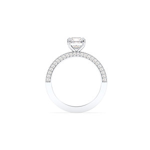 โรงงาน REYES ราคาขายส่ง แหวนหมั้นเพชรทรงปรินเซสคัท 1.36 กะรัต ทองคำแท้ 14K เพชร HPHT CVD ผลิตในห้องปฏิบัติการ สำหรับผู้หญิง - Product Image 5