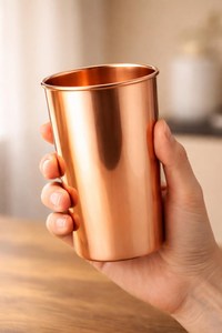 Mug en cuivre personnalisé écologique, design martelé vintage pour Moscow Mule, bière, café, usage domestique, artisanat MS - Product Image 3