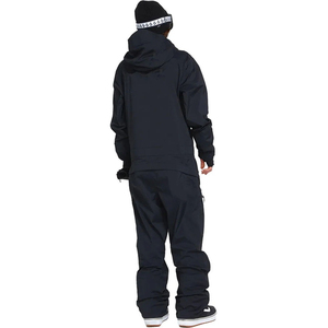 Unisex Waterproof 10,000mm Hooded Ski Jumpsuit <b>Snowsuit</b> for Insulation 220g Polyester Zipper Front Windproof Wear - Product Image 2