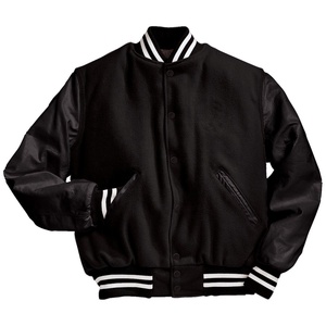Hot Selling Custom Cool Style Puffer Varsity <b>Jackets</b> <b>for</b> <b>Men</b> Casual Winter <b>Baseball</b> Bomber Leather <b>Jacket</b> with Fleece - Product Image 2