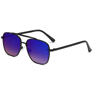 RTS 2026 Trendiing Latest Designs Vintage Double Bridge Metal UV Protection <b>Sunglasses</b> for Men Women Outdoor Activities - Product Image 3