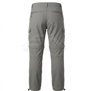 Pantalon de randonnée pour homme avec tissu extensible, poches utilitaires, coutures renforcées et coupe ajustée confortable - Product Image 2