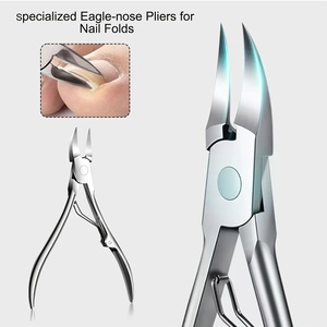 Professional Heavy-Duty Stainless Steel Toenail Clippers Manicure Pedicure Cutter Beauty Saloon Skin <b>Remover</b> - Product Image 5