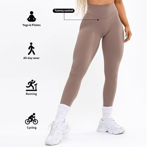 Leggings de fitness sans couture en nylon pour femme, effet push-up, collection Hot Sale - Product Image 5