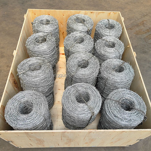โรงงานขายตรง<span class=keywords><strong>ลวดหนาม</strong></span>ชุบสังกะสีคุณภาพสูง น้ำหนัก 50 กิโลกรัม - Product Image 5