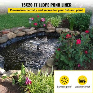 LLDPE 20 Mil <b>Pond</b> Liner 15x20 ft Fish <b>Pond</b> Liners <b>for</b> <b>Waterfall</b> and <b>Pond</b> Waterproofing Materials - Product Image 2