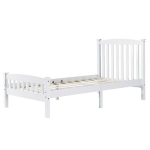 Letto singolo in legno bianco dal design verticale con codice di ricambio 47339832 - Product Image 3