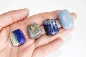 Kit de Cristaux Chakra Troisième Œil pour la Méditation, Pierres Roulées de Terre, Ensemble de Cristaux de Guérison - Product Image 3