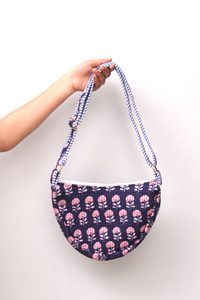 Bolsa de Cosméticos Acolchada con Estampado Floral, Bolsa de Aseo con Cierre, Estuche de Maquillaje de Algodón para Viajes y Uso Diario - Product Image 2