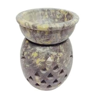 Difusor de Aceite Aromático de Piedra Jabonera de 4 Pulgadas, Difusor de Aceite Aromático de Mármol y Piedra Jabonera - Product Image 1