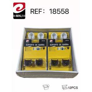 Support de barre 2 pièces, grands crochets et rails pour tuyaux – Catégorie de produit - Product Image 3