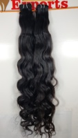 Extensions de cheveux naturels indiens vierges Remy en gros, lots Bodywave, double trame machine, emballage polybag