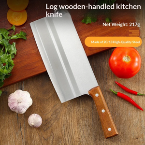 Couteau à découper la viande LEGACY BLADES, fait main, en acier à haute teneur en carbone, écologique, passe au lave-vaisselle, lame tranchante comme un rasoir, manche en bois, pour la cuisine - Product Image 3