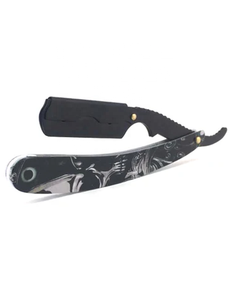 Navaja de Afeitar Profesional de Acero Inoxidable de Alta Calidad con Hoja Recta para Barbería, Navaja de Afeitar para Hombre con Recubrimiento de Papel, Tegra - Product Image 6