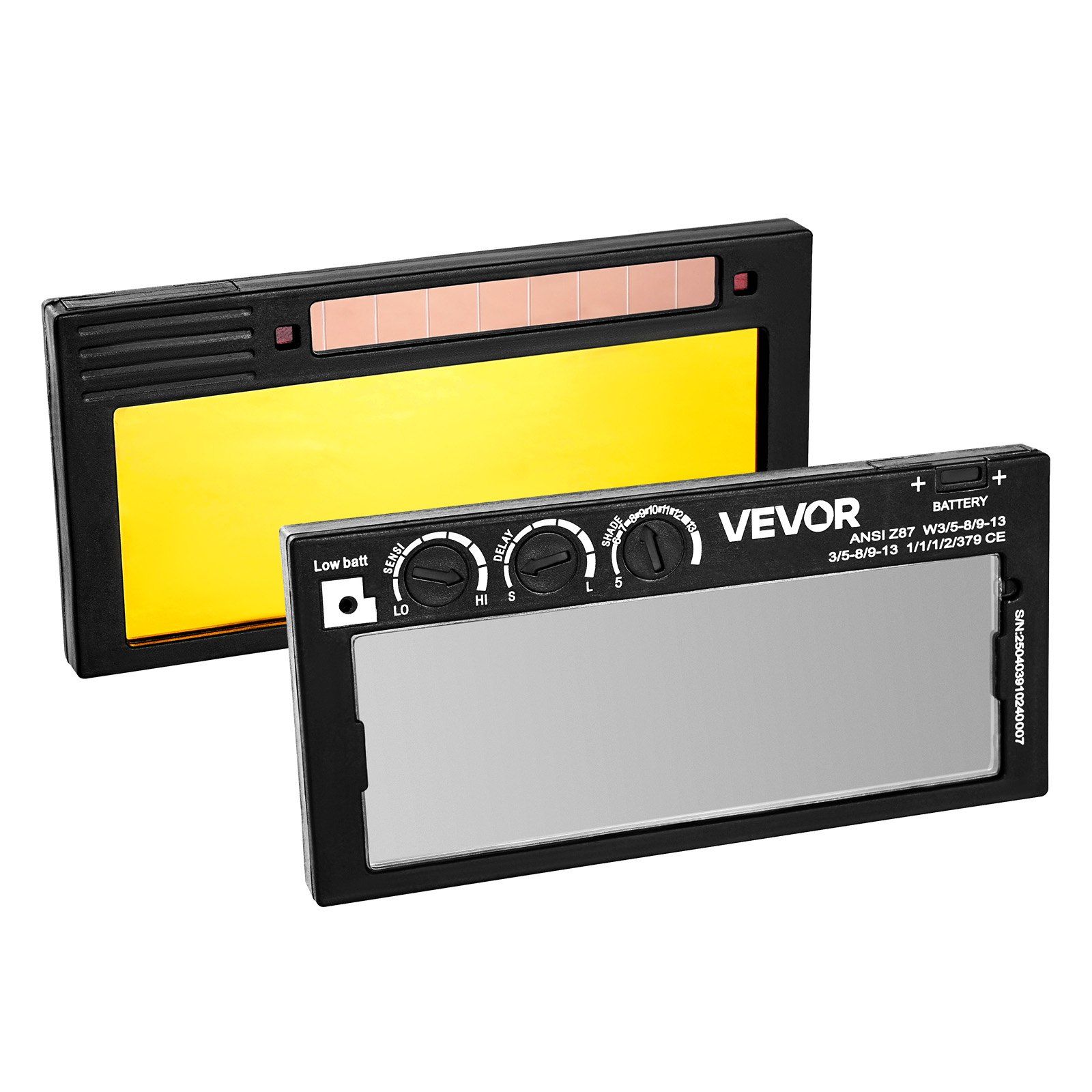 4-1/4" X 2" Durable Solar Automatic Darkening Welding Eyes Lens Filter Shade Jinxin