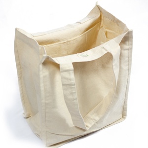 Bolso pequeño de lona liso y resistente para mujer con cremallera, bolso de lona reutilizable multiusos orgánico 100% de calidad Superior - Product Image 6